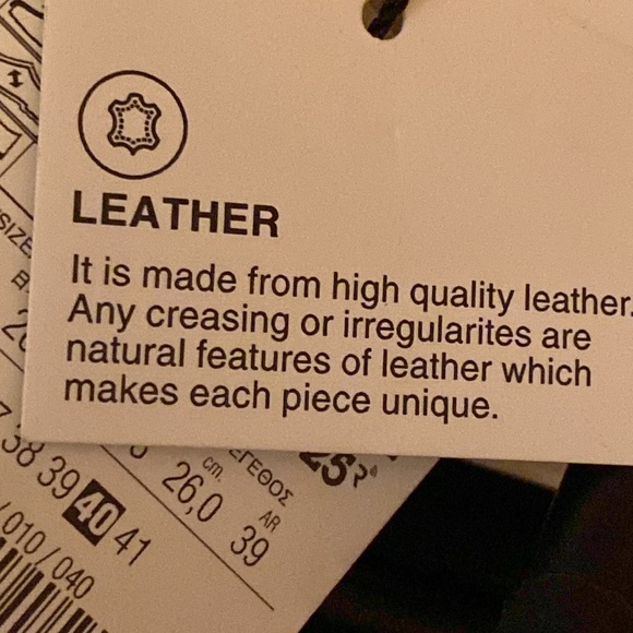 NWT. Zara Black Leather High-Heel Sandals. Size 9. - Picture 12 of 12